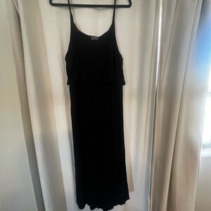 Olivia Rae Black Spaghetti-Strap Maxi Dress